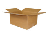 plain standard cardboard box with flaps