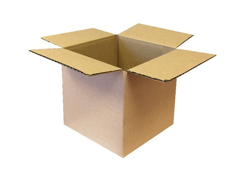 New Plain Single Wall Box - 128mm x 128mm x 128mm