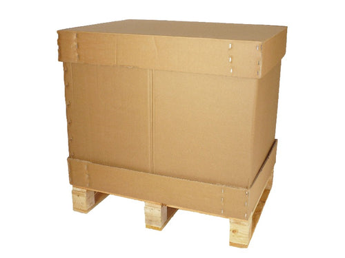 Half Euro Pallet Boxes + Heat Treated Pallet - 770mm x 570mm x 660mm