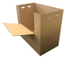 cardboard bin with opening