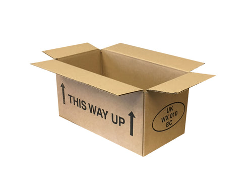 New Printed Single Wall Boxes - 242mm x 118mm x 124mm